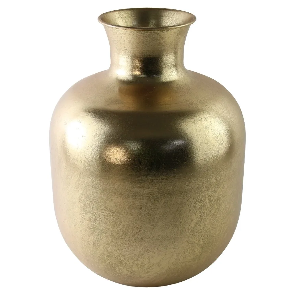 Vaza decorativa metalica aurie 29x40cm Vaza decorativa metalica aurie 29x40cm