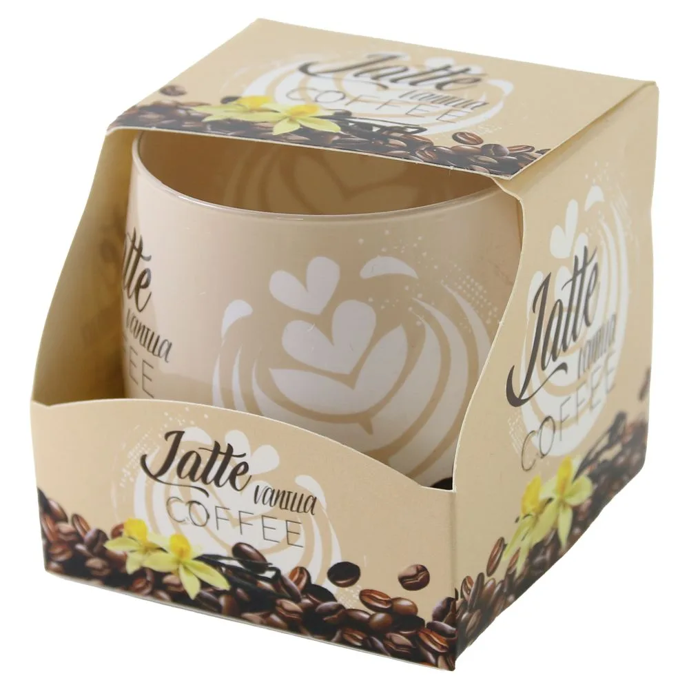 Lumanare parfumata in pahar Latte vanilla coffee 100 g