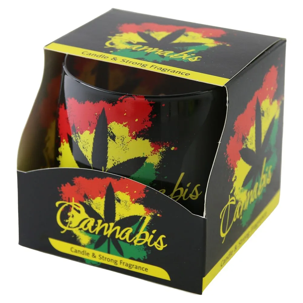 Lumanare parfumata in pahar Cannabis 100 g