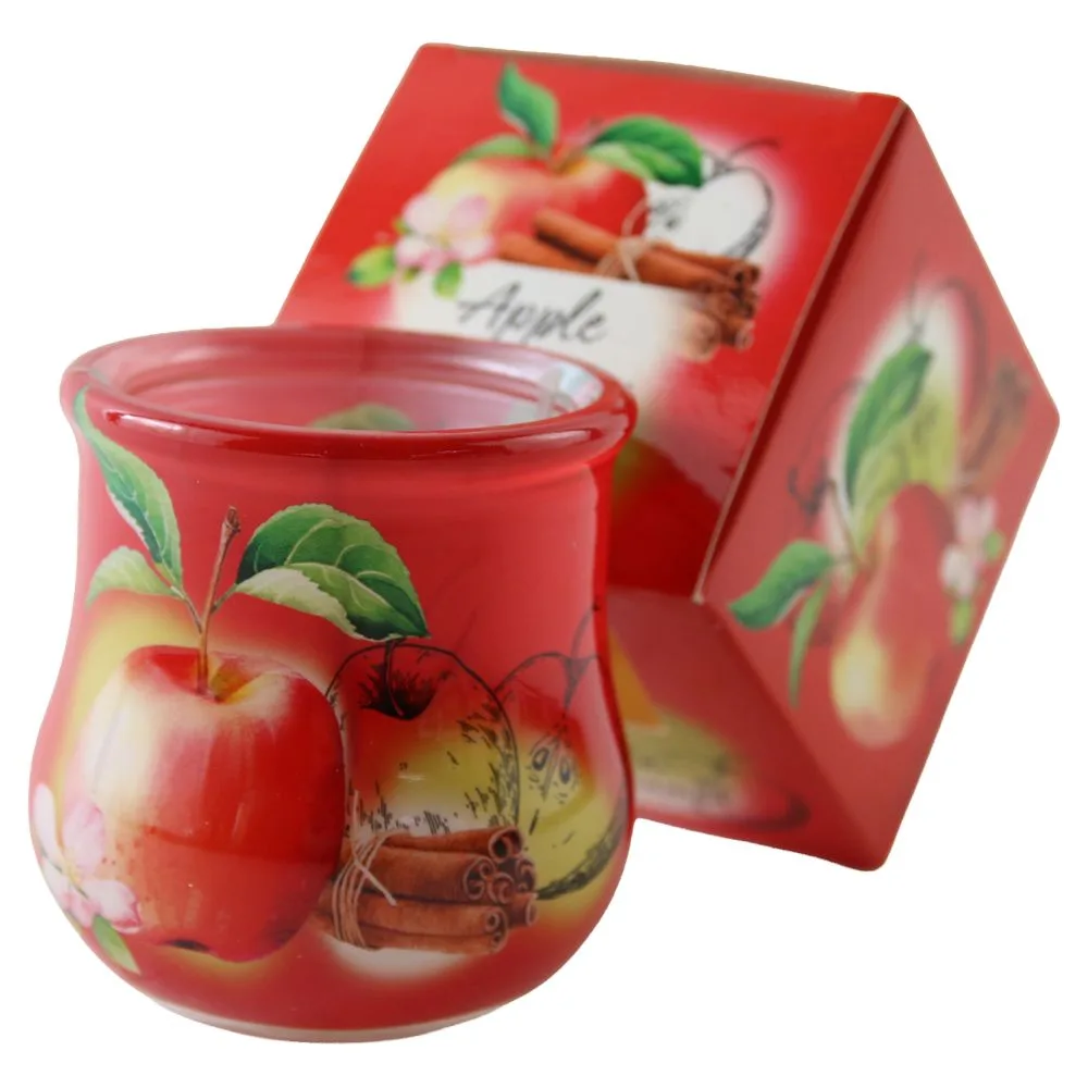 Lumanare parfumata in pahar Apple Cinnamon 80 g Lumanare parfumata in pahar Apple Cinnamon 80 g