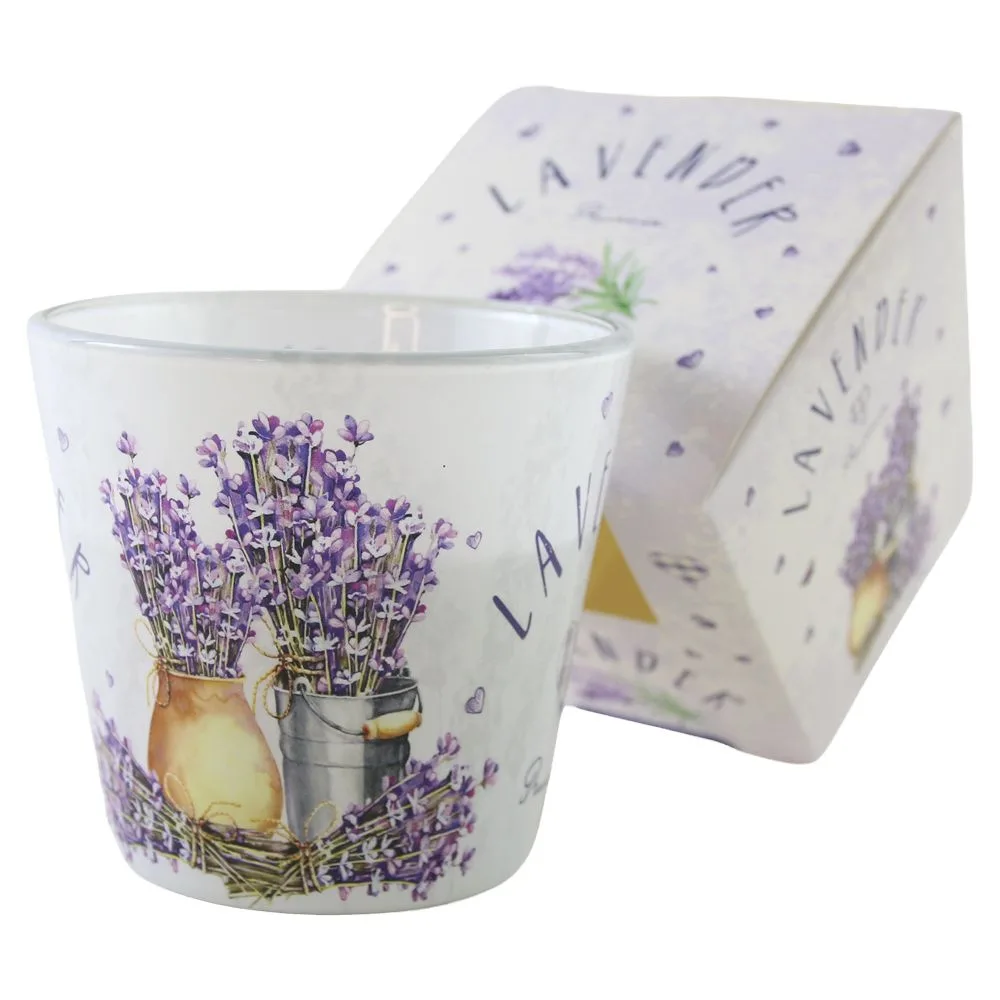 Lumanare parfumata in pahar Lavender 115 g