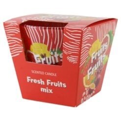 Lumanare parfumata in pahar Fresh Fruits Mix 115 g