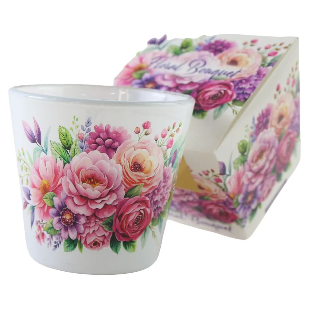 Lumanare parfumata in pahar Floral Bouquet 115 g Lumanare parfumata in pahar Floral Bouquet 115 g
