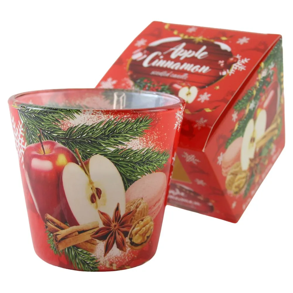 Lumanare parfumata in pahar Apple Cinnamon 115 g Lumanare parfumata in pahar Apple Cinnamon 115 g