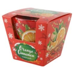 Lumanare parfumata in pahar Orange Cinnamon 115 g
