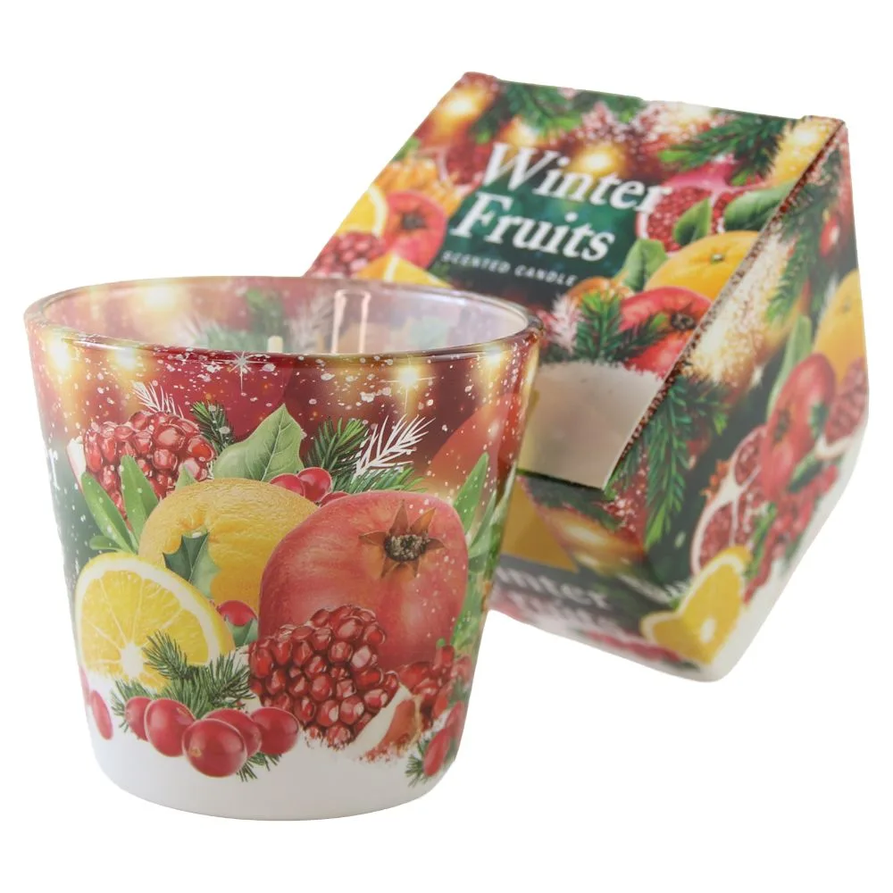 Lumanare parfumata in pahar Winter Fruits 115 g Lumanare parfumata in pahar Winter Fruits 115 g