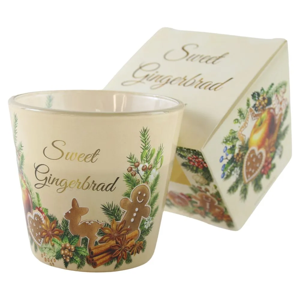 Lumanare parfumata in pahar Sweet Gingerbread 115 g