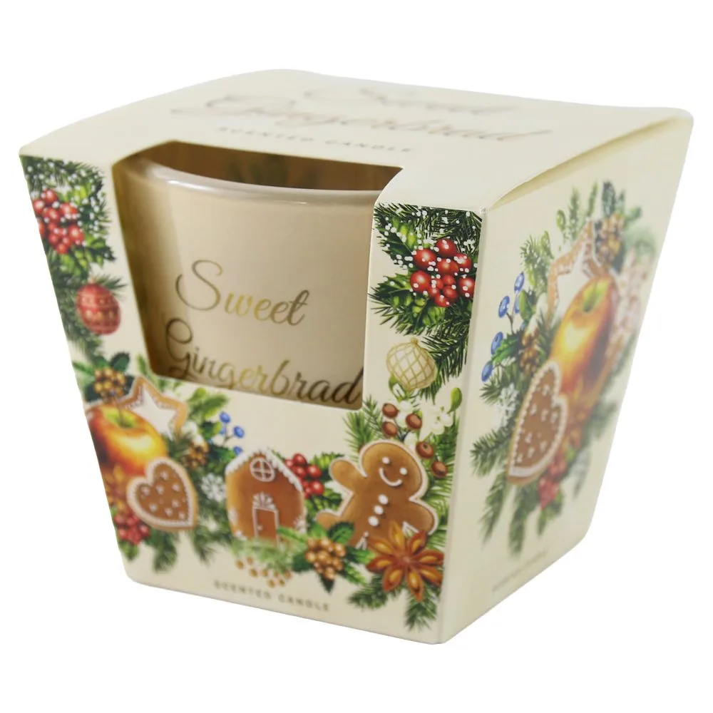 Lumanare parfumata in pahar Sweet Gingerbread 115 g