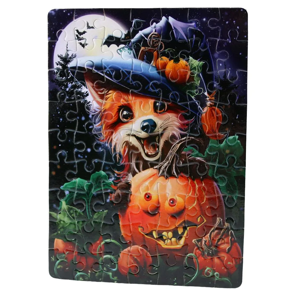 Puzzle Vulpe cu dovleac 63 piese Puzzle Vulpe cu dovleac 63 piese