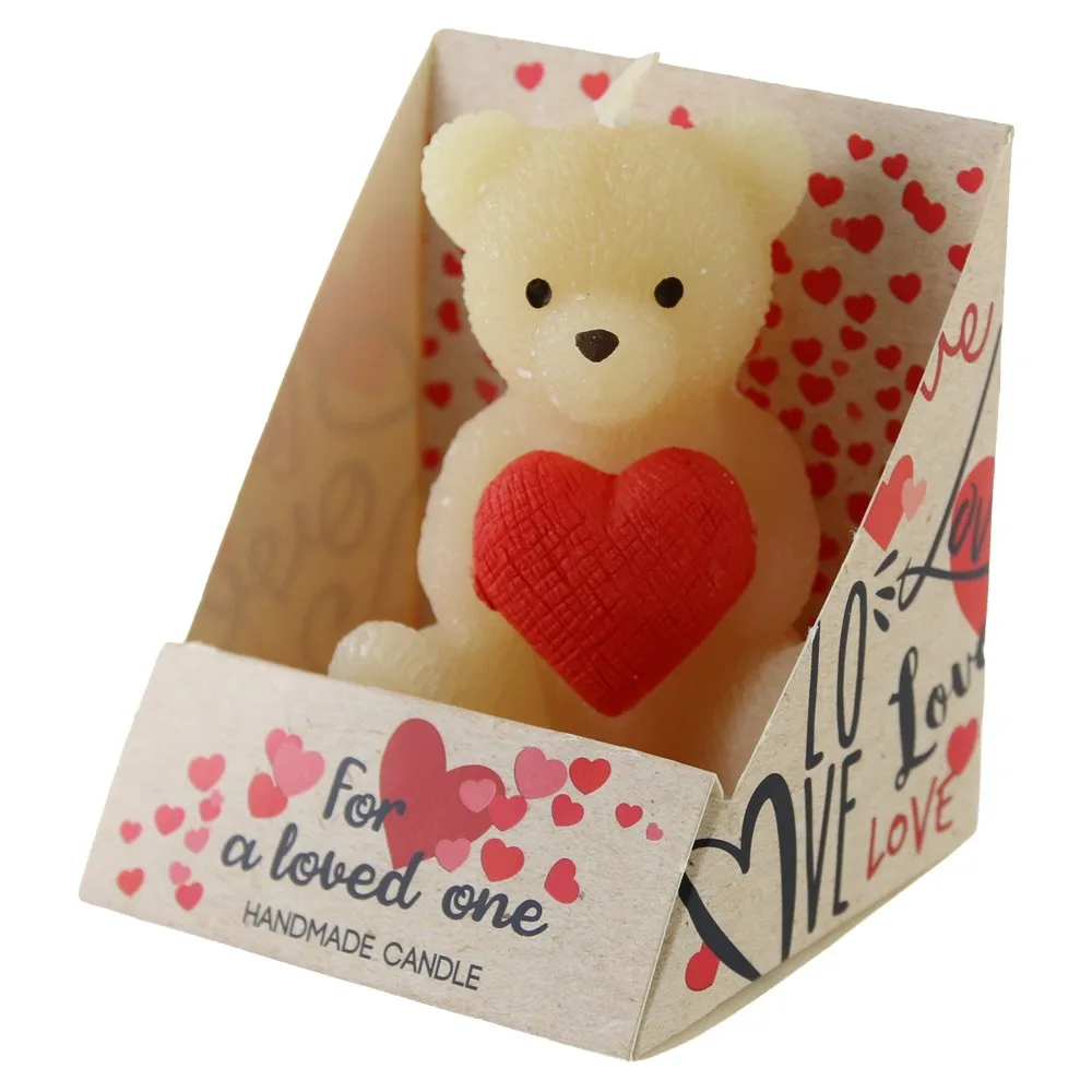 Lumanare decorativa handmade For a Loved One 8 cm
