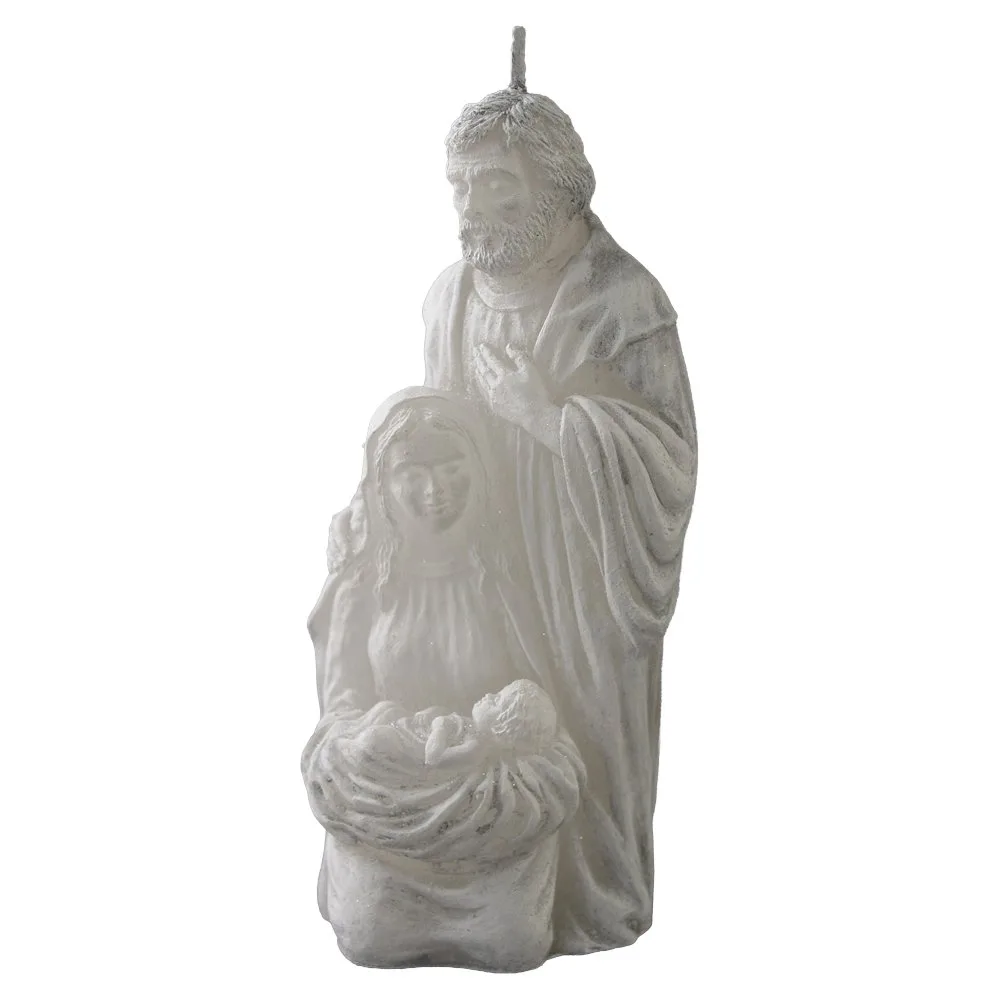 Lumanare de Craciun Sfanta Familie 7x15.5 cm Lumanare de Craciun Sfanta Familie 7x15.5 cm