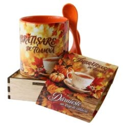 Set cadou Imbratisare de toamna cu cana