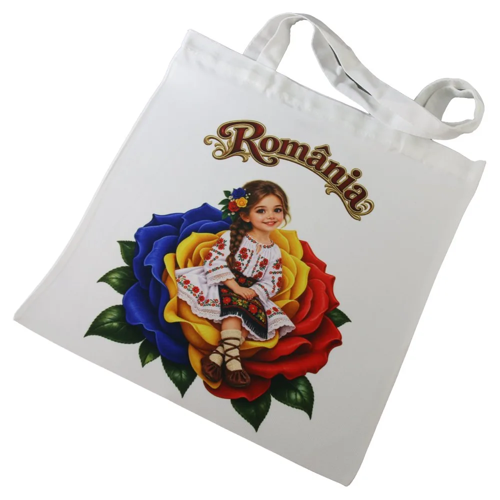Sacosa textila Romania 36x39 cm Sacosa textila Romania 36x39 cm