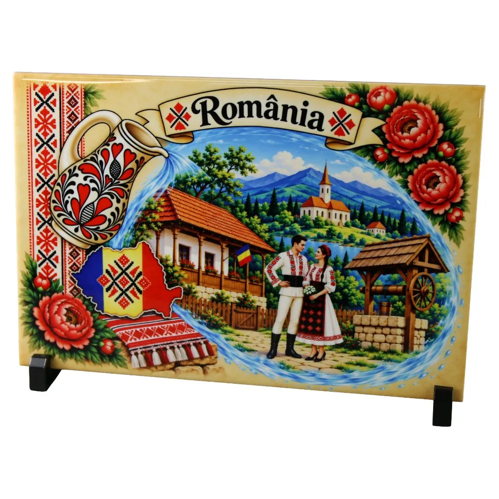 Placa decorativa Romania 30x20 cm