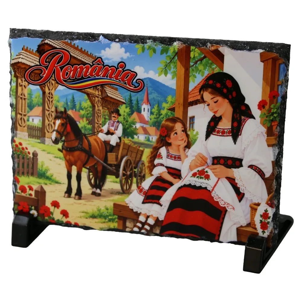 Placa din ardezie Romania 19x14 cm Placa din ardezie Romania 19x14 cm