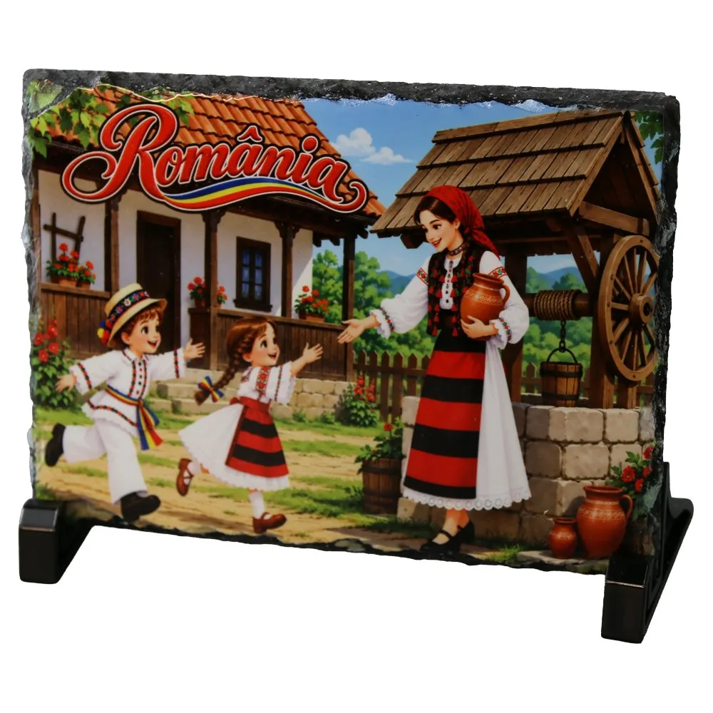 Placa din ardezie Romania 19x14 cm