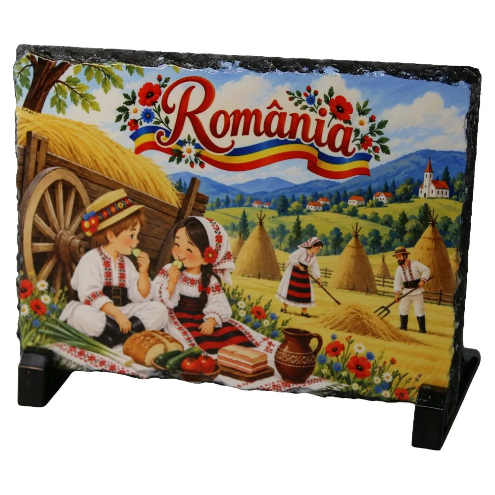 Placa din ardezie Romania 19x14 cm Placa din ardezie Romania 19x14 cm