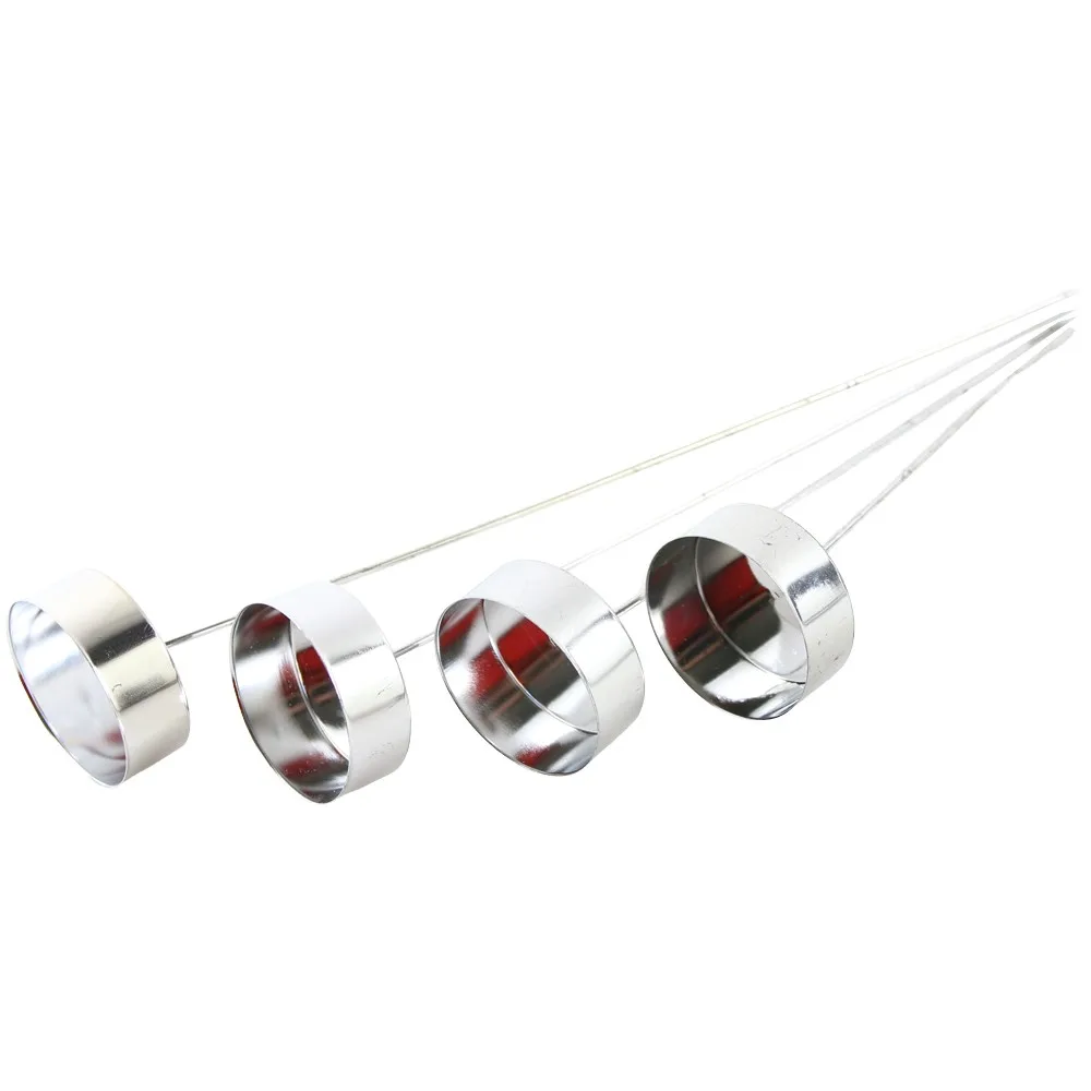 Set 4 suporturi pentru lumanari cu tija